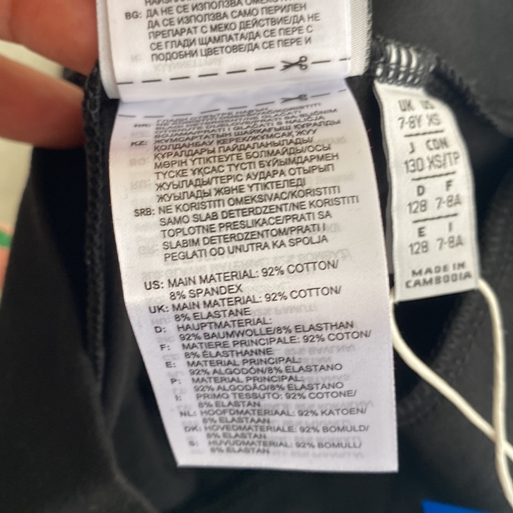 adidas Girl’s Legging HW Size XS - Picture 7 of 7